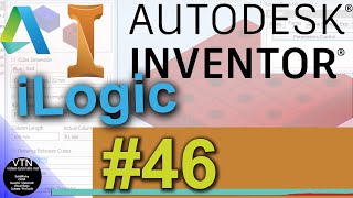 46 AUTODESK INVENTOR ilogic Tutorial  Assembly [upl. by Calen]