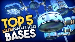 Subnautica  TOP 5 SUBNAUTICA BASES Best Base Creations  Subnautica Early Access Gameplay [upl. by Liamaj]