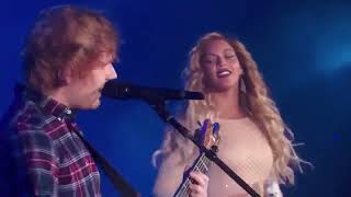 Ed Sheeran and Beyonce  Live Perfect Duet [upl. by Steen674]