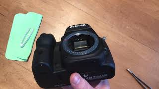 How to Access a Pentax Focusing Screen Change or Clean [upl. by Conrado]