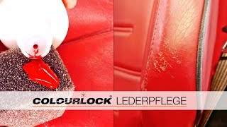 LEDERREINIGUNG – LEDERREPARATUREN – LEDERPFLEGE – AUTOLEDER  Anleitung  COLOURLOCK [upl. by Ebenezer]