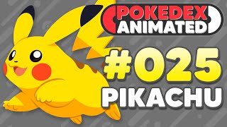 Pokedex Animated  Pikachu [upl. by Notxap]