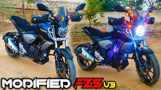 modified yamaha FZS V3 BS6 Part 2 [upl. by Eleen]