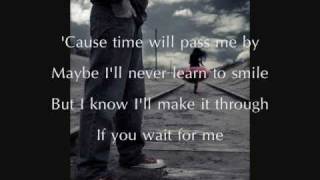 Will You Wait For Me by Gareth Gates w lyrics [upl. by Arratoon836]