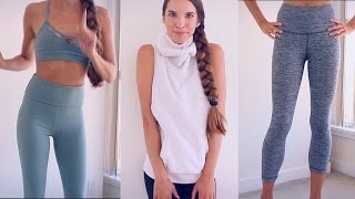 YOGAWORKOUT CLOTHING HAUL TRY ON [upl. by Berners845]