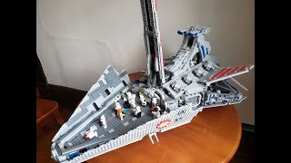 MOC LEGO Venator Class Star Destroyer with FULL INTERIOR [upl. by Arbuckle531]