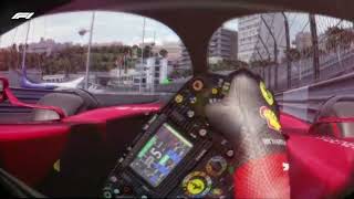 Monaco F1 Leclerc Helmet Cam  Assetto Corsa [upl. by Eboh]