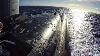 US Fast Attack Submarine • Topside In The Conning Tower [upl. by Korff]