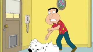 Family GuyQuagmire beats up Brian [upl. by Trutko]