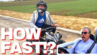 50cc Quad Bike Top Speed Run 😱 [upl. by Margareta19]