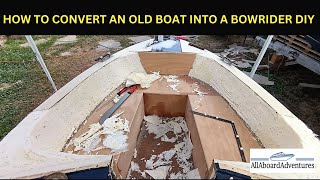 Boat conversion into Bowrider [upl. by Vally]