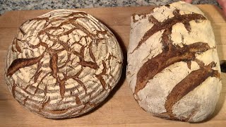 Roggenbrot mit dreistufiger Sauerteigführung [upl. by Torras]