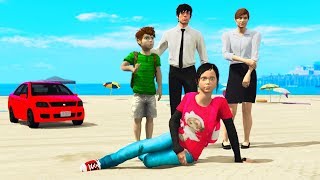 GTA 5  PLAYING as a NORMAL FAMILY [upl. by Samaj450]