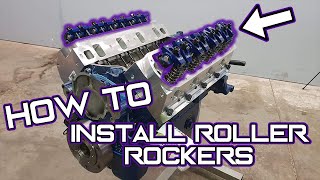 How To InstallAdjust Roller Rockers  SBF With New TrickFlow 11R Heads [upl. by Earesed905]