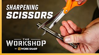 How to Sharpen Scissors  3 Ways Plus Hacks [upl. by Ellinet]