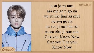 NCT U  Know Now Easy Lyrics [upl. by Naoj]