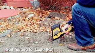 Testing soil for lead with DELTA Handheld XRF Analyzer [upl. by Eliezer]