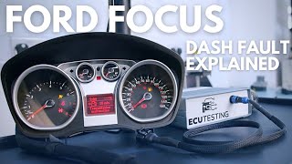 Ford Focus Dash Fault Dashboard Instrument Cluster [upl. by Katusha66]