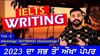 IELTS Writing Task 2 II Advantages Outweigh Disadvantages II 9Band II Line by Line Teaching by Raman [upl. by Nosremaj]