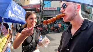 ULTIMATE MANILA STREET FOOD TOUR 10 DISHES [upl. by Kram482]