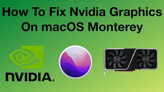 How to Fix NVIDIA Graphics Card on macOS Monterey [upl. by Aidiruy699]