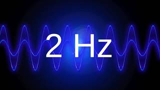 2 Hz clean pure sine wave BASS TEST TONE frequency [upl. by Lucrece]