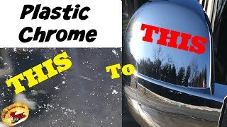 How to Remove Corrosion amp Oxidation on PLASTIC CHROME [upl. by Dorrehs]