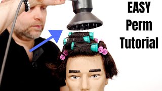 How to Perm your Own Hair  TheSalonGuy [upl. by Adleremse799]