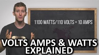 Volts Amps and Watts Explained [upl. by Ailema]