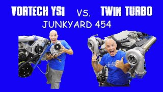 CHEAP JUNKYARD GEN 6 454VORTECH VS TWIN TURBOS [upl. by Donoho]