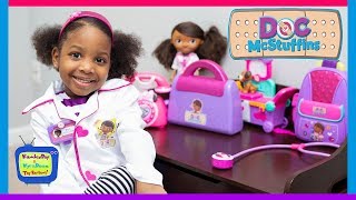 Doc Mcstuffins to the Rescue  Kyraboo Playing Animal Hospital [upl. by Arammahs]