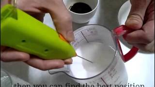 How To Make Latte Art with Mini Milk Frother [upl. by Annola]