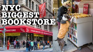 NYC Biggest BOOKSTORE Strand Books [upl. by Bren]