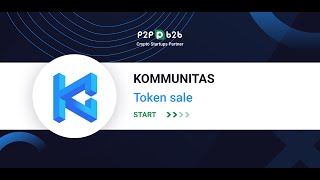 How to join KommunitasKOM token Public Sale 1st TIERLESS LAUNCHPAD ON POLYGON  P2PB2B Exchange [upl. by Girish]