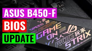 How to Update BIOS  ASUS ROG STRIX B450F Gaming Motherboard  Flash Drive  USB Stick [upl. by Paxton]