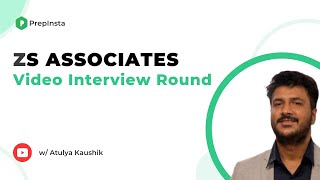 ZS Associates Video Interview Round Questions [upl. by Jannel]