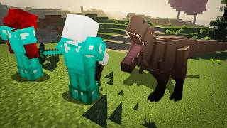 Surviving Dinosaurs in Minecraft [upl. by Sutniuq]