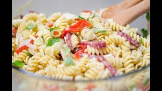 Italian Pasta Salad  Giada De Laurentiis [upl. by Ynnavoeg588]