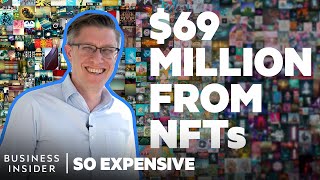 Beeple Explains The Absurdity Of NFTs  So Expensive [upl. by Mayram]