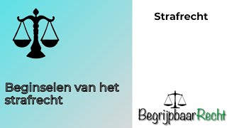 Beginselen van het strafrecht [upl. by Anasxor473]