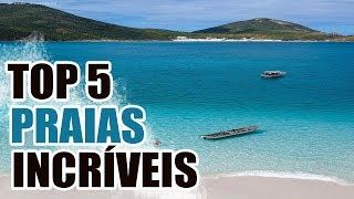 TOP 5 PRAIAS INCRÍVEIS DA REGIÃO DOS LAGOS [upl. by Haliek403]