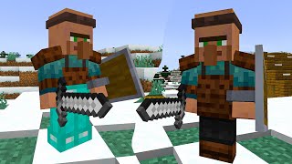 Guard Villagers  Minecraft Mod Showcase [upl. by Ahsien250]