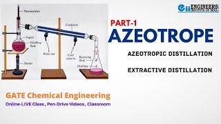 AZEOTROPES  Part1 Azeotropic distillation  Extractive distillation [upl. by Anahs274]