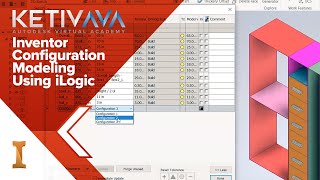 Inventor Configuration Modeling Using iLogic  Autodesk Virtual Academy [upl. by Kask537]