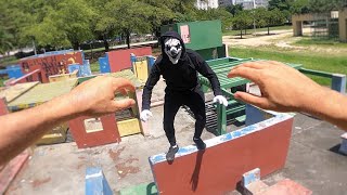 KILLER CLOWN vs PARKOUR POV [upl. by Sheena]