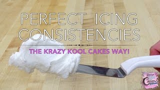 Perfect Icing Consistencies BEST BUTTERCREAM How To [upl. by Niple85]