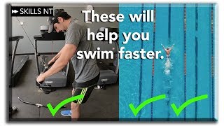 25 gym exercises to help you swim faster Workout 10 Free PDF guide [upl. by Chee]