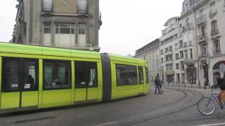 Trams in Reims France [upl. by Enelam]