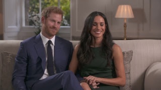 Prince Harry and Meghan Markles first interview together  tape replay [upl. by Waterman]