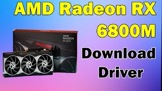 How to Download Driver AMD Radeon RX 6800M [upl. by Beitch5]